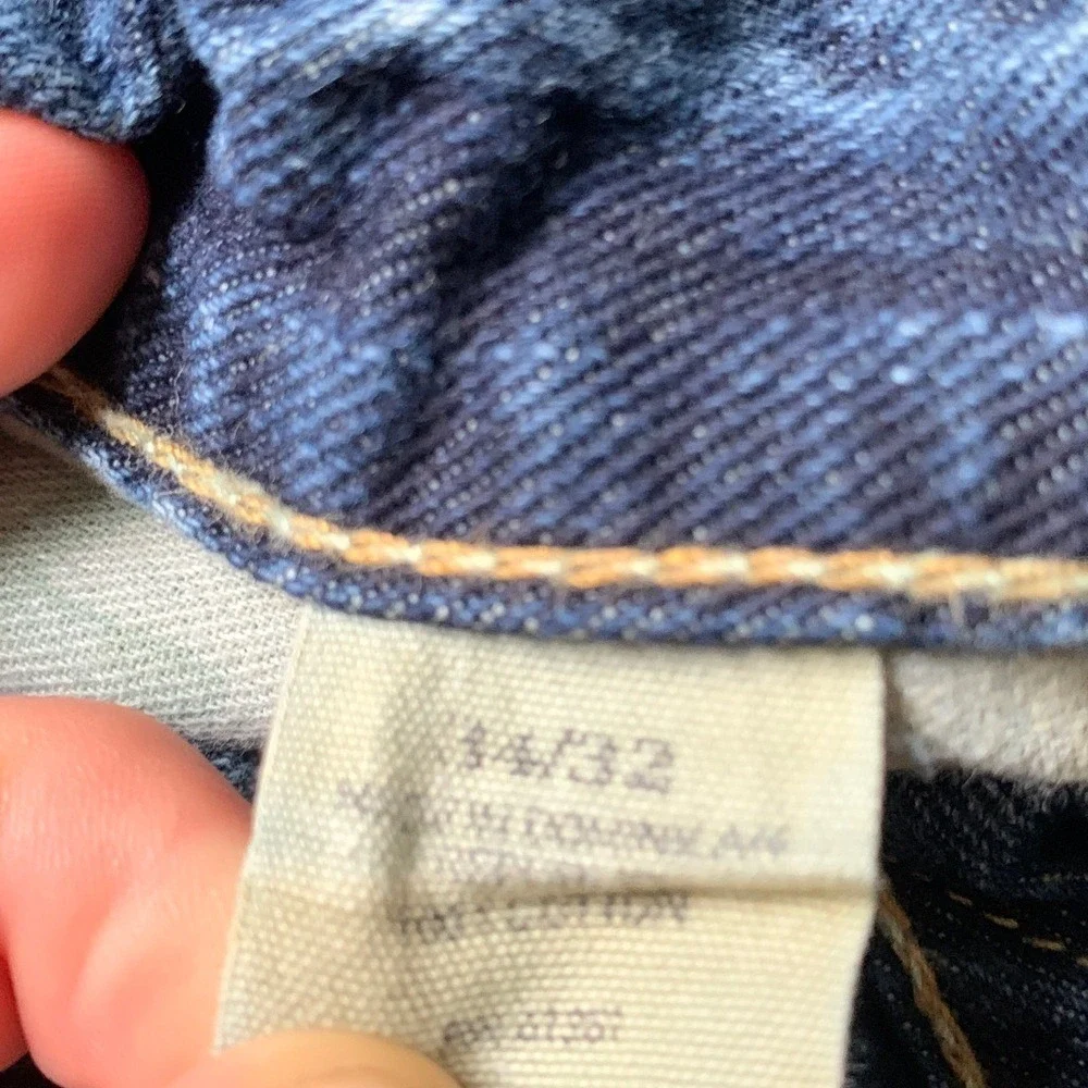 Polo Ralph Lauren Vintage Authentic Blue Denim‎ Unisex 34x32 Jeans